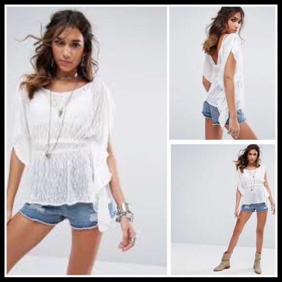 Free People Tops - Free People June Blouse Ivory